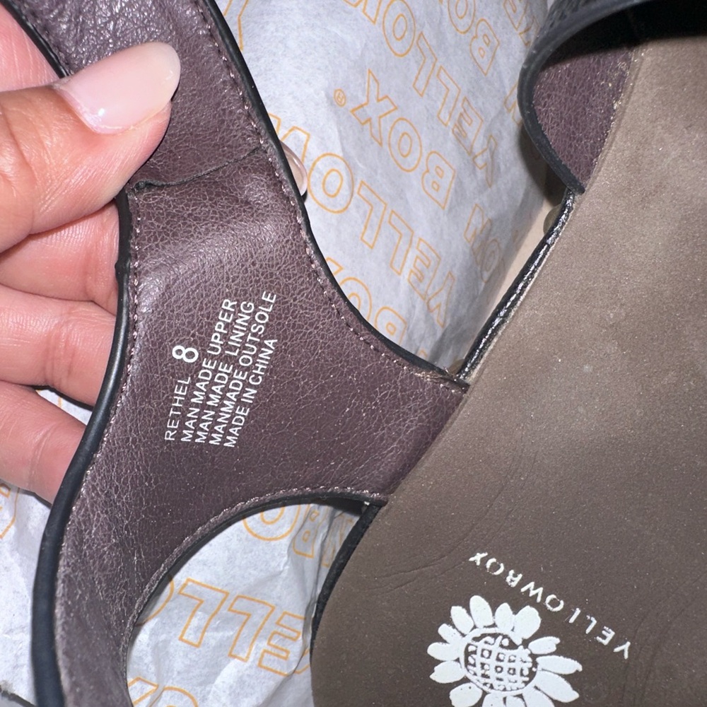 Yellow Box Sandals - Picture 2 of 5